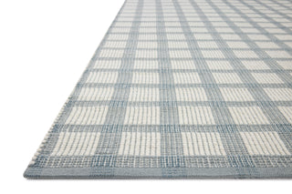 Magnolia Home by Joanna Gaines x Loloi Ryder Blue / Ivory 9'-3" x 13' Area Rug - RYD-02 - 9'-3" x 13'
