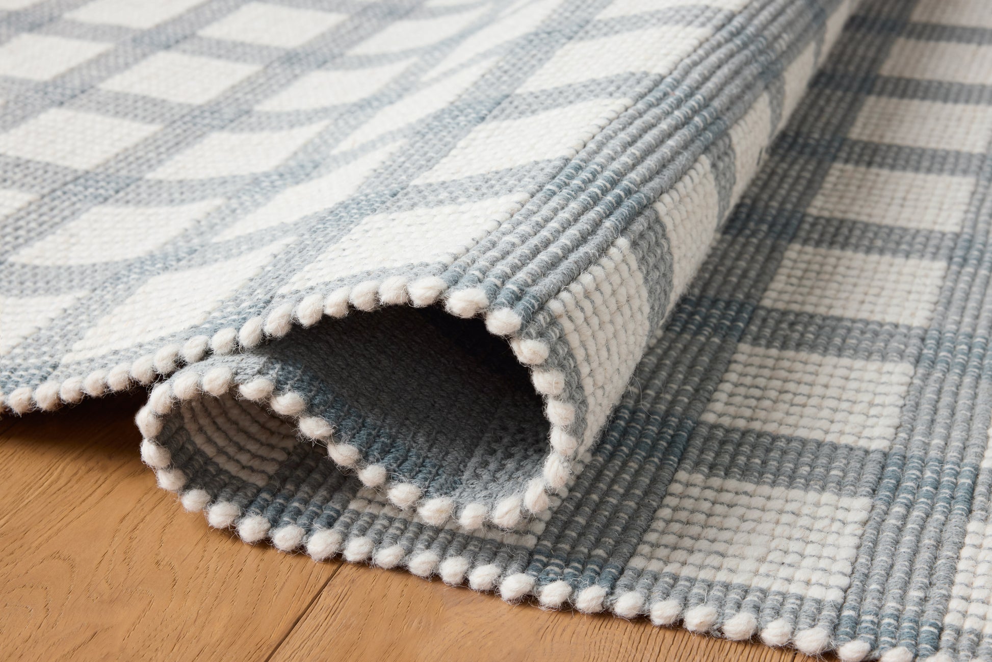 Magnolia Home by Joanna Gaines x Loloi Ryder Blue / Ivory 9'-3" x 13' Area Rug - RYD-02 - 9'-3" x 13'