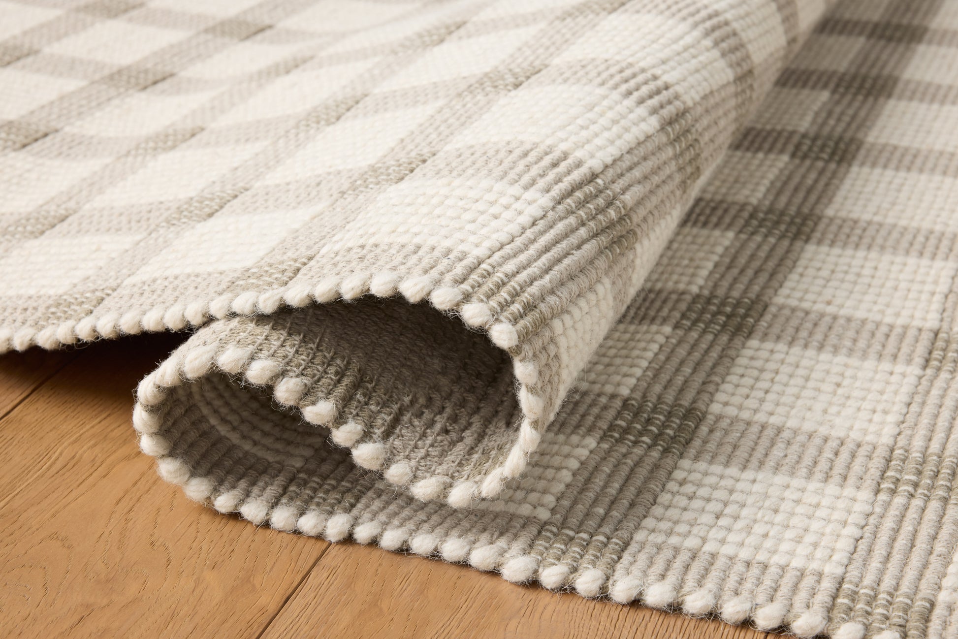Magnolia Home by Joanna Gaines x Loloi Ryder Stone / Ivory 9'-3" x 13' Area Rug - RYD-02 - 9'-3" x 13'