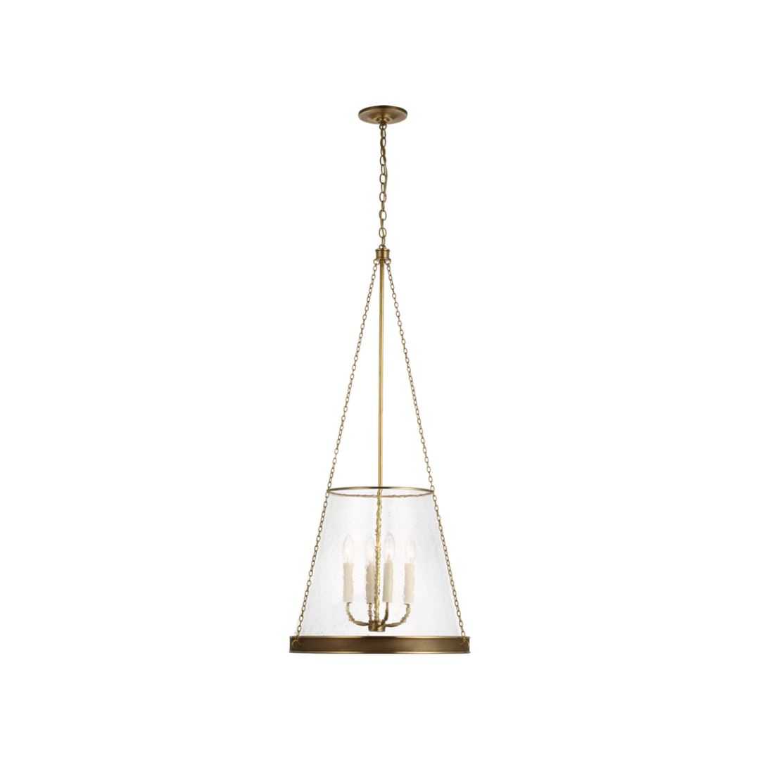 Reese Pendant, Clear Glass