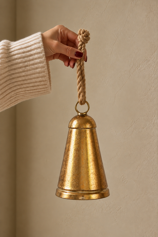 Joy Jute Bell Shiny Gold