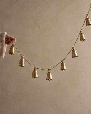 Shimmer Gold Bell Garland