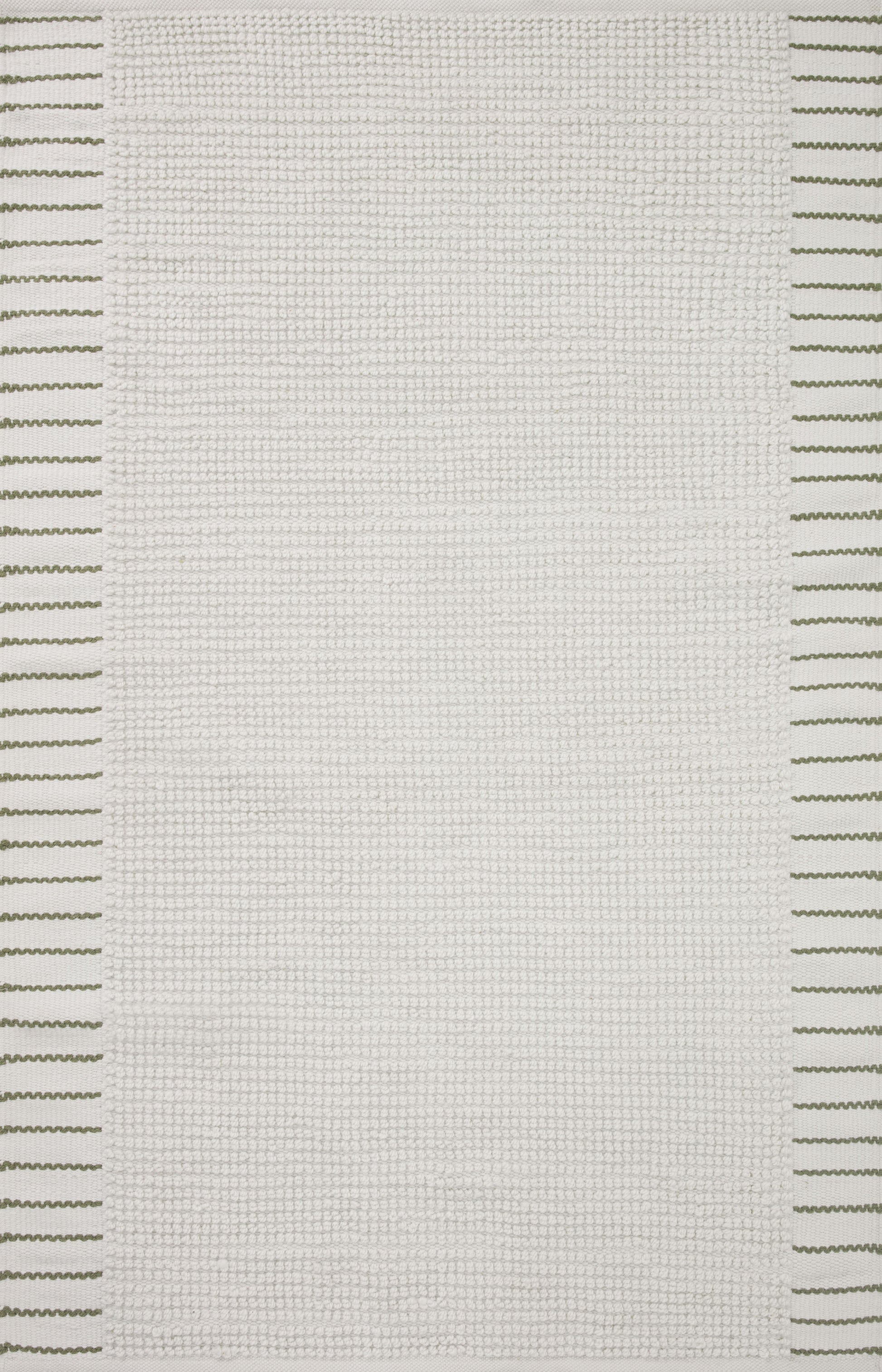 Magnolia Home By Joanna Gaines x Loloi Sadie White 9'-3" x 13' Area Rug - SAD-01 - 9'-3" x 13'