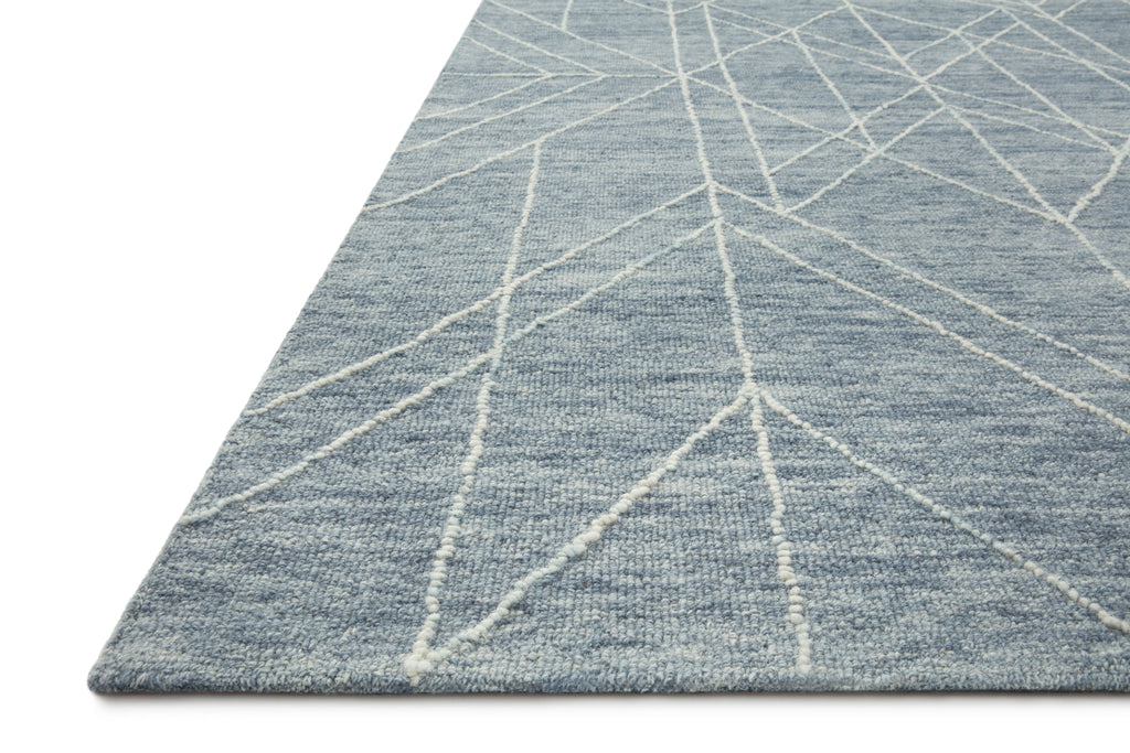 Magnolia Home By Joanna Gaines x Loloi Sarah Denim 11'-6" x 15' Area Rug - SAR-04 - 11'-6" x 15'