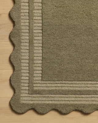 Chris Loves Julia x Loloi, Scottie  Olive / Pebble Rug