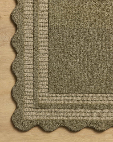 Chris Loves Julia x Loloi, Scottie  Olive / Pebble Rug