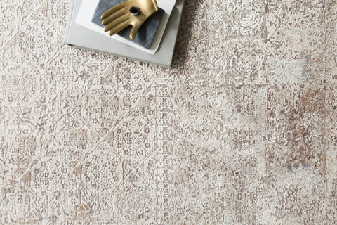 Sienne Ivory / Pebble 12'-2" x 15' Area Rug - SIE-01 - 12'-2" x 15'