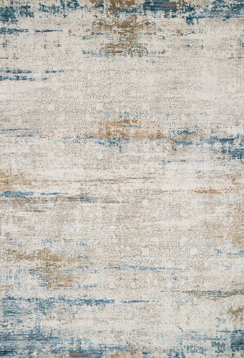 Sienne Ivory / Azure 12'-2" x 15' Area Rug - SIE-05 - 12'-2" x 15'