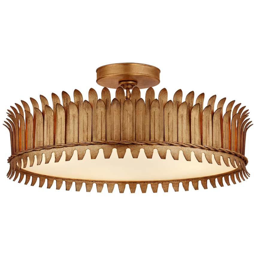 Leslie 21" Semi-Flush