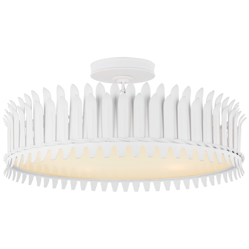 Leslie 21" Semi-Flush