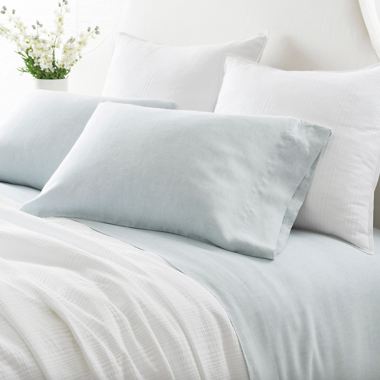 Linen Sheet Set, Sky