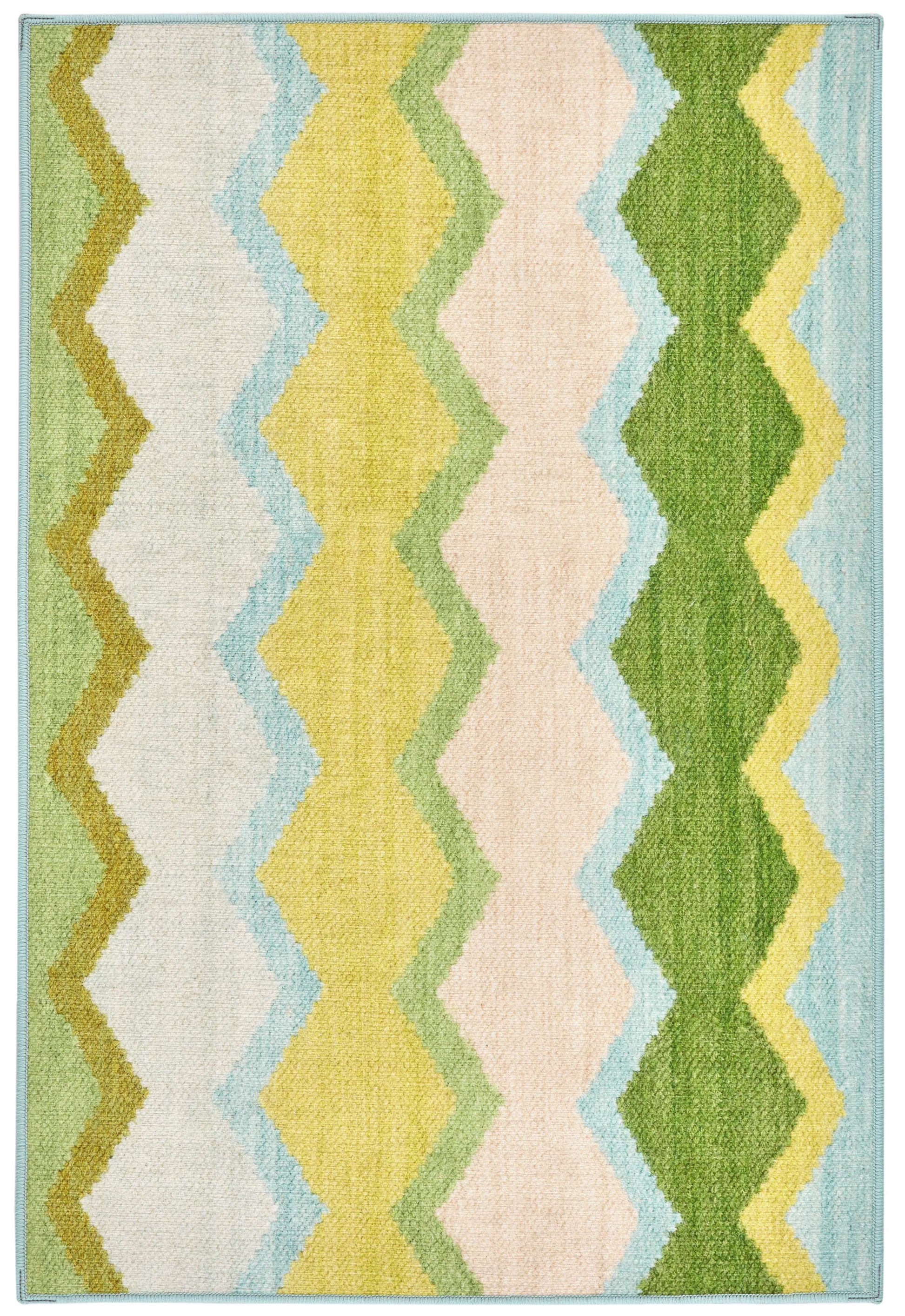Safety Net Green Machine Washable Rug - DA2192 - 8x10