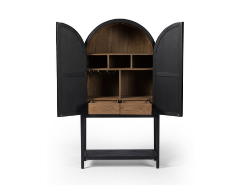 KoKo Bar Cabinet, Matte Black