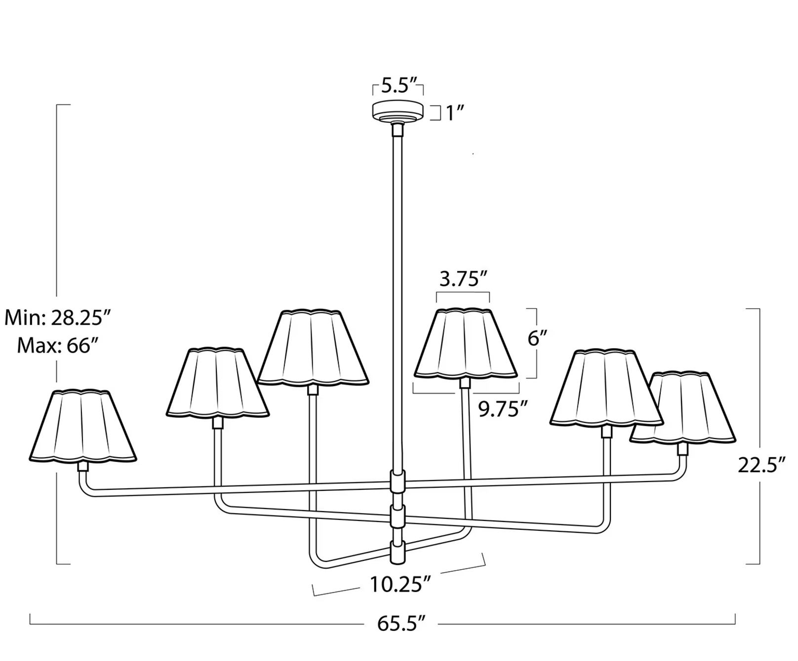 Polly Chandelier