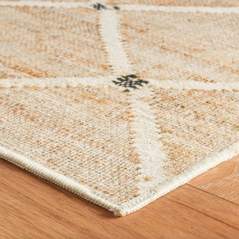 Kali, Natural Machine Washable Rug