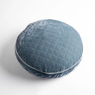 Silk Velvet Quilted Throw Pillow