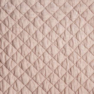 Silk Velvet Quilted Throw Pillow