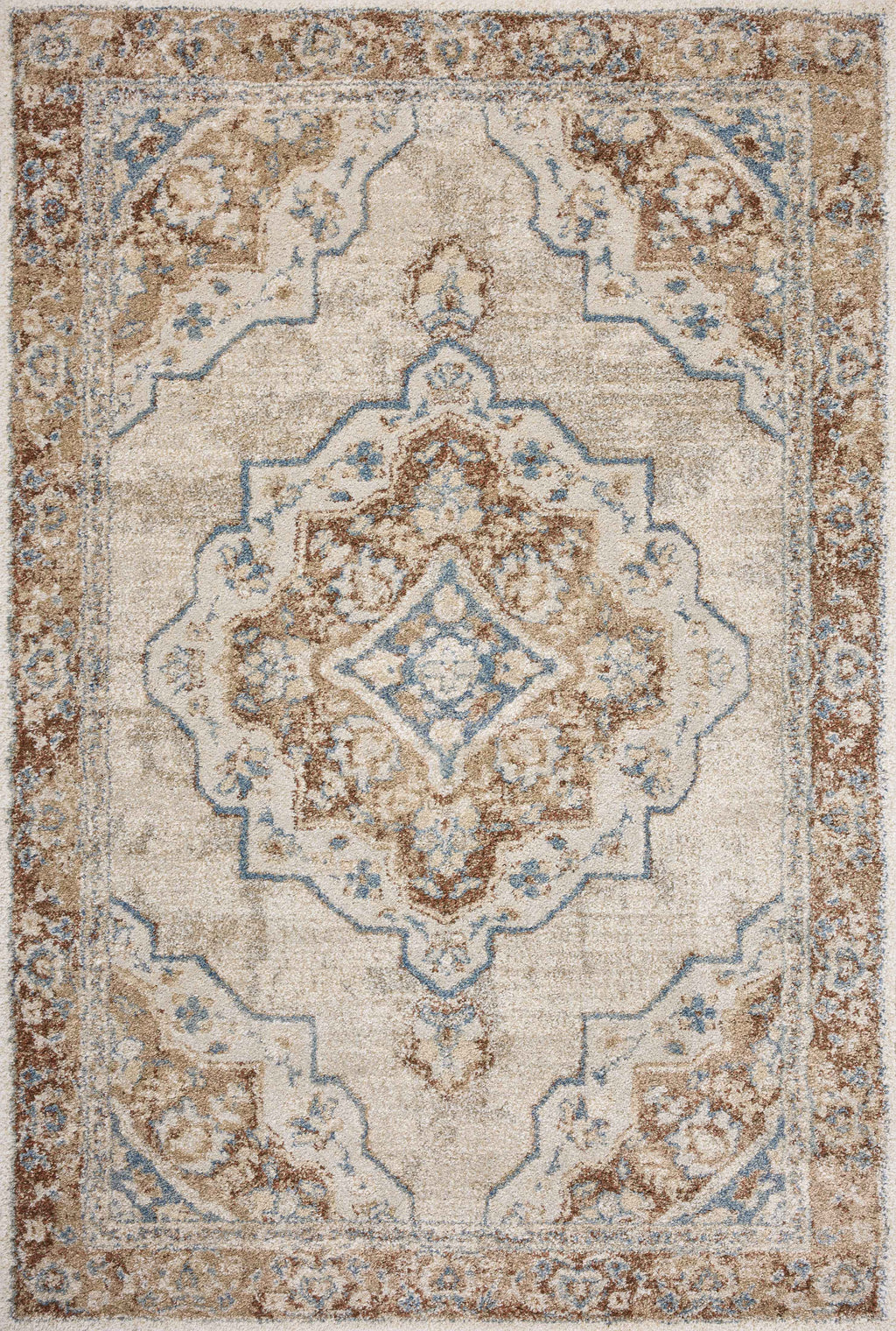 Tamryn Natural / Multi 9'-3" x 13' Area Rug - TAM-04 - 9'-3" x 13'