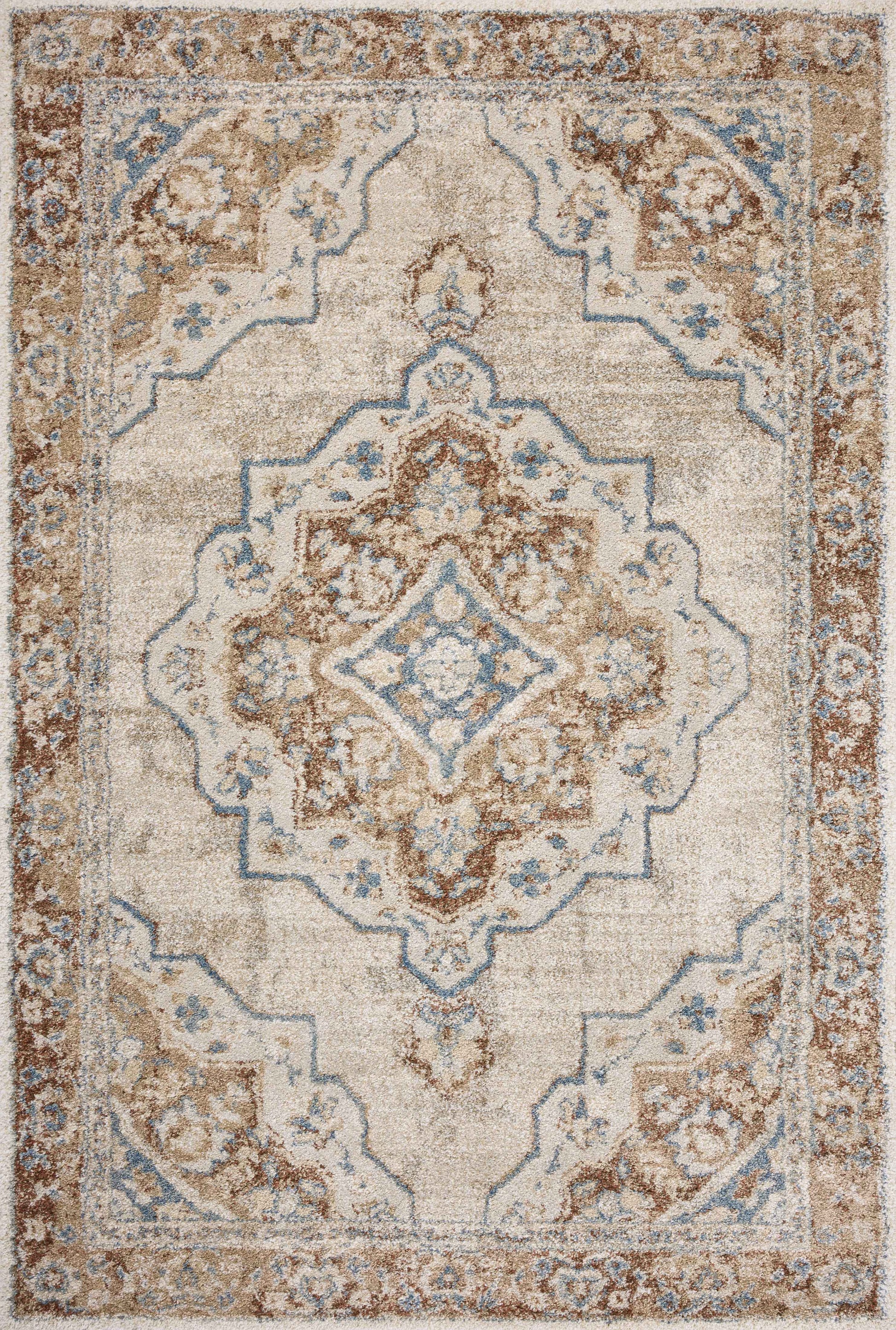 Tamryn Natural / Multi 9'-3" x 13' Area Rug - TAM-04 - 9'-3" x 13'