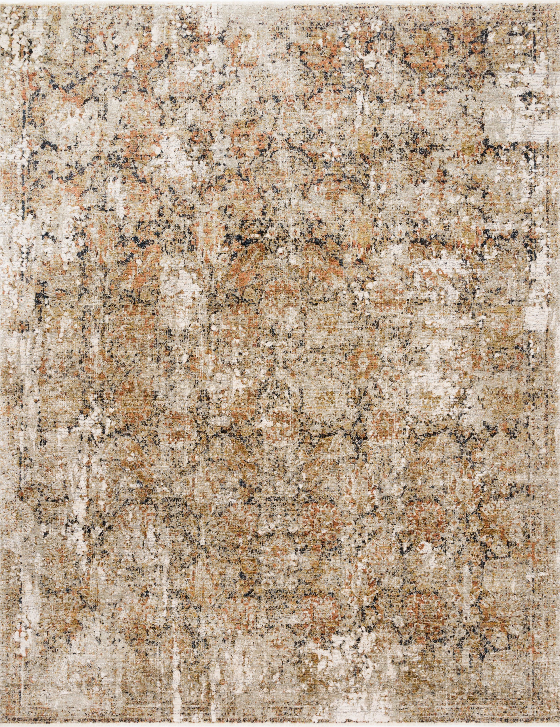 Theia Taupe / Gold 11'-6" x 16' Area Rug - THE-02 - 11'-6" x 16'