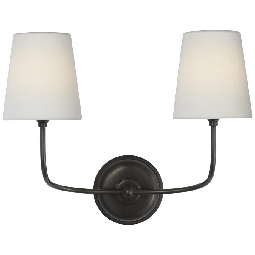 Vendome 16" Cordless Double Sconce