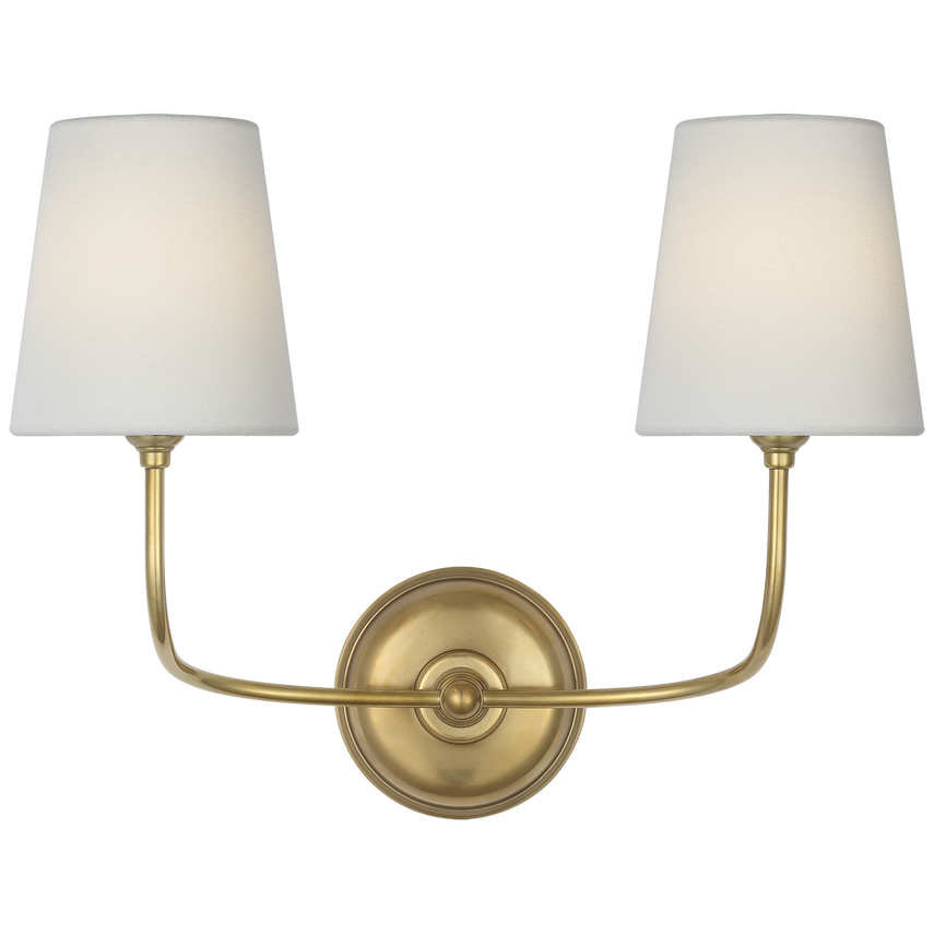 Vendome 16" Cordless Double Sconce