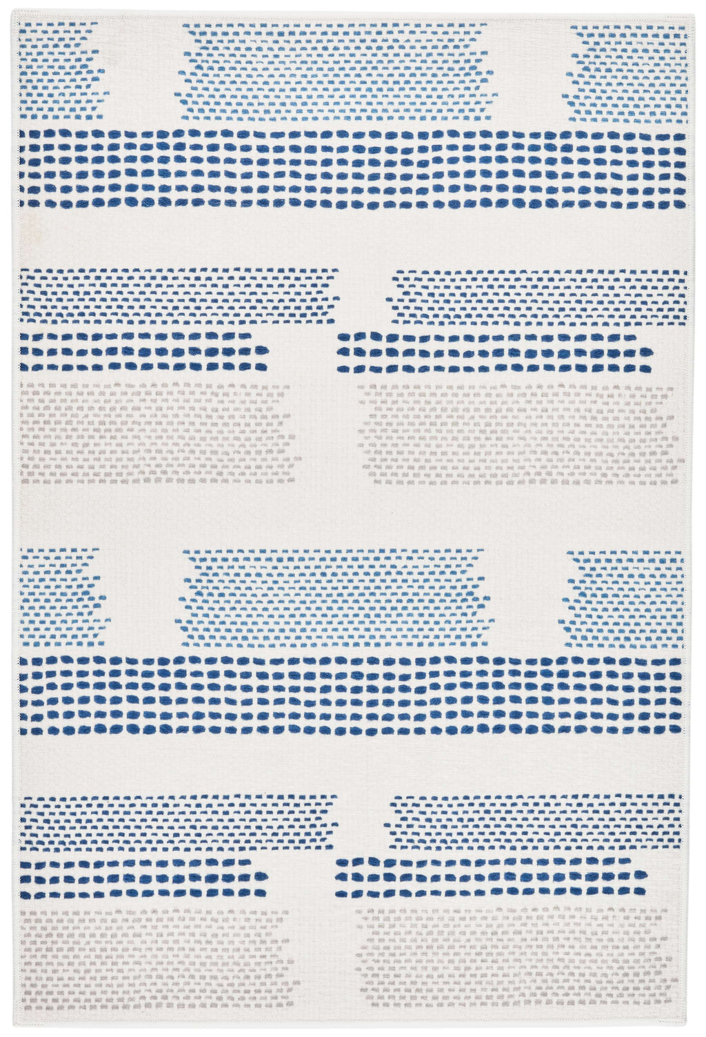 Tread Lightly Navy Machine Washable Rug - DA2202 - 8x10