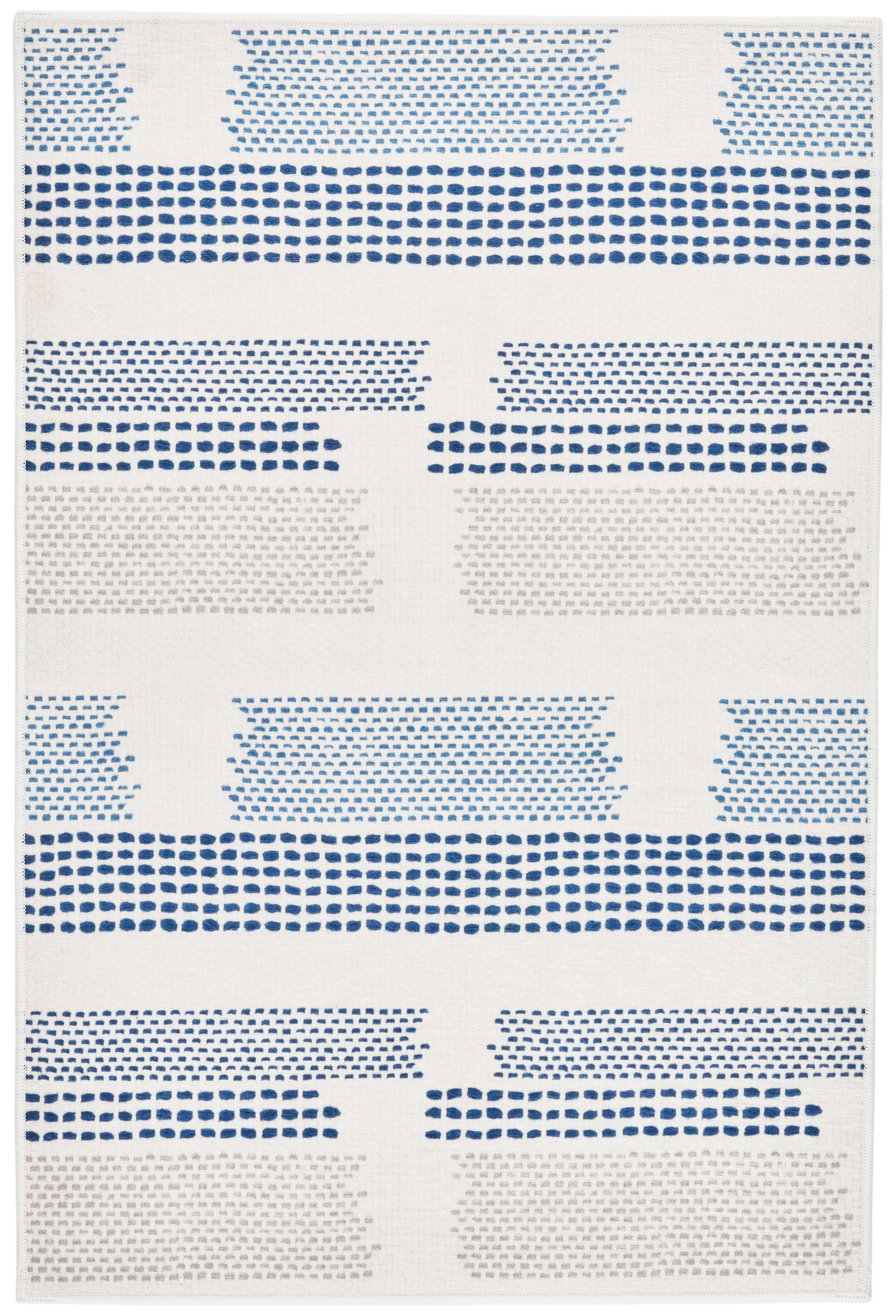 Tread Lightly Navy Machine Washable Rug - DA2202 - 8x10