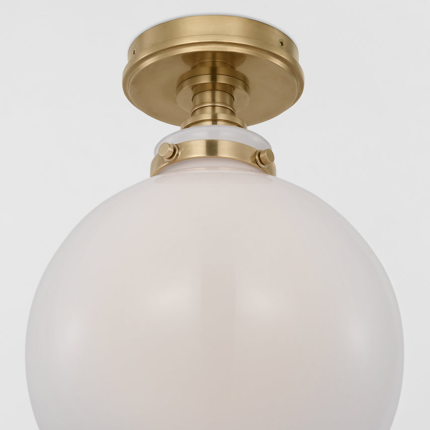Parkington 10" Globe Flush Mount