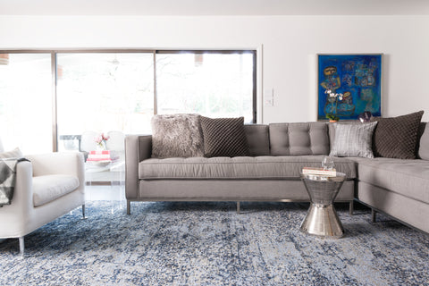 Viera Lt. Blue / Grey 8'-11" x 12'-5" Area Rug - VR-06 - 8'-11" x 12'-5"