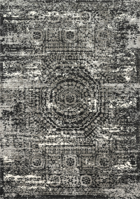 Viera Graphite / Black 8'-11" x 12'-5" Area Rug - VR-11 - 8'-11" x 12'-5"