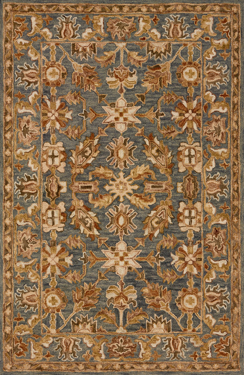 Victoria Slate 9'-3" x 13' Area Rug - VK-05 - 9'-3" x 13'