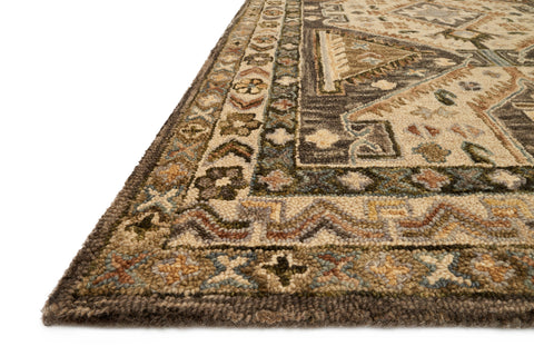 Victoria Walnut / Beige 9'-3" x 13' Area Rug - VK-07 - 9'-3" x 13'