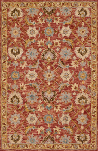Victoria Terracotta / Gold Rug