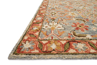Victoria Slate / Terracotta Rug