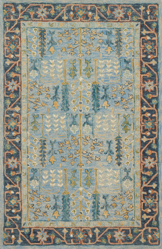 Victoria Lt Blue / Dk Blue Rug