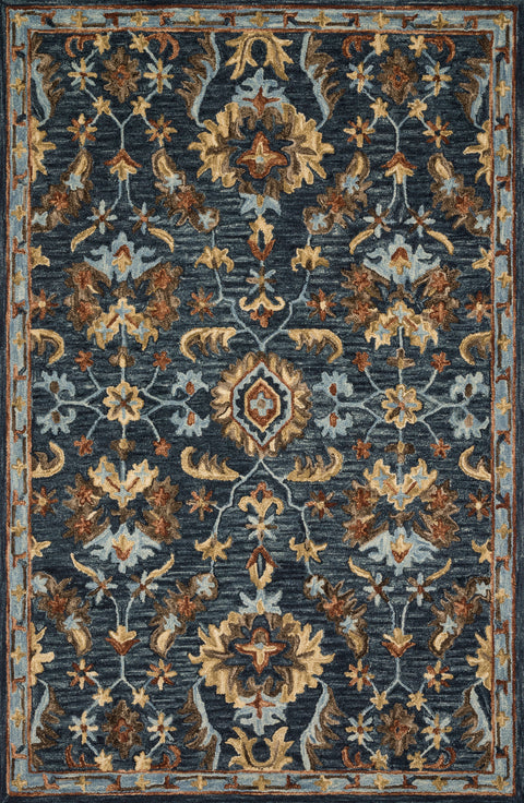 Victoria Denim / Multi 9'-3" x 13' Area Rug - VK-14 - 9'-3" x 13'