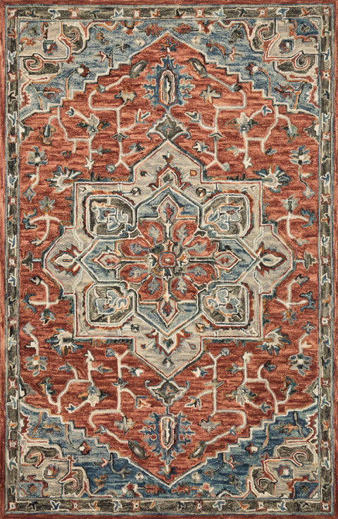 Victoria Red / Multi 9'-3" x 13' Area Rug - VK-15 - 9'-3" x 13'