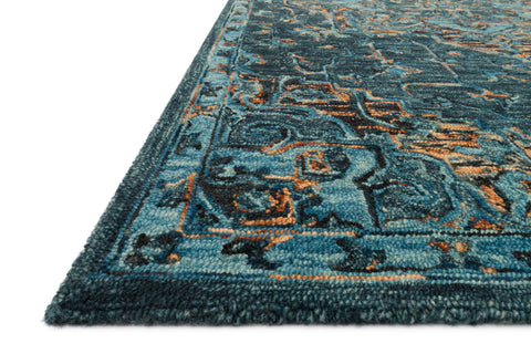 Victoria Teal / Multi 9'-3" x 13' Area Rug - VK-15 - 9'-3" x 13'