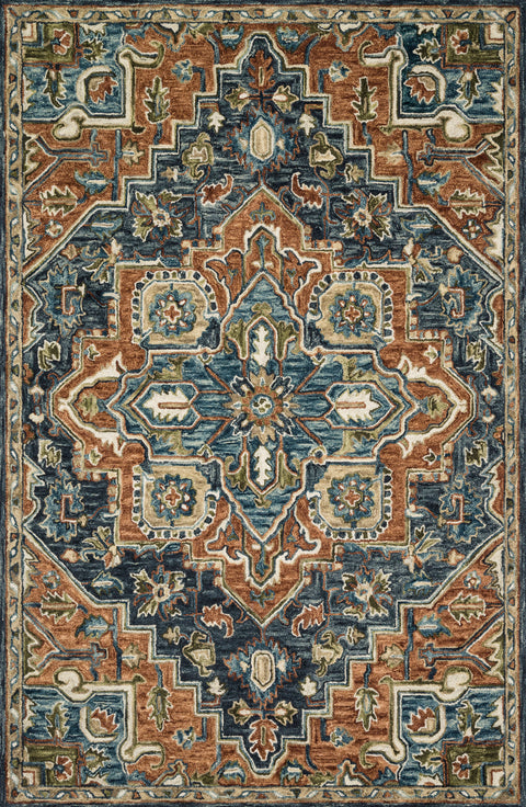 Victoria Rust / Multi 9'-3" x 13' Area Rug - VK-16 - 9'-3" x 13'