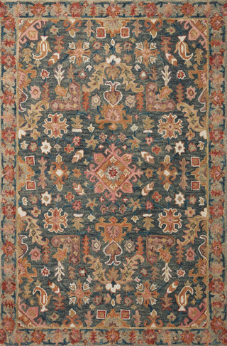 Victoria Navy / Multi Rug