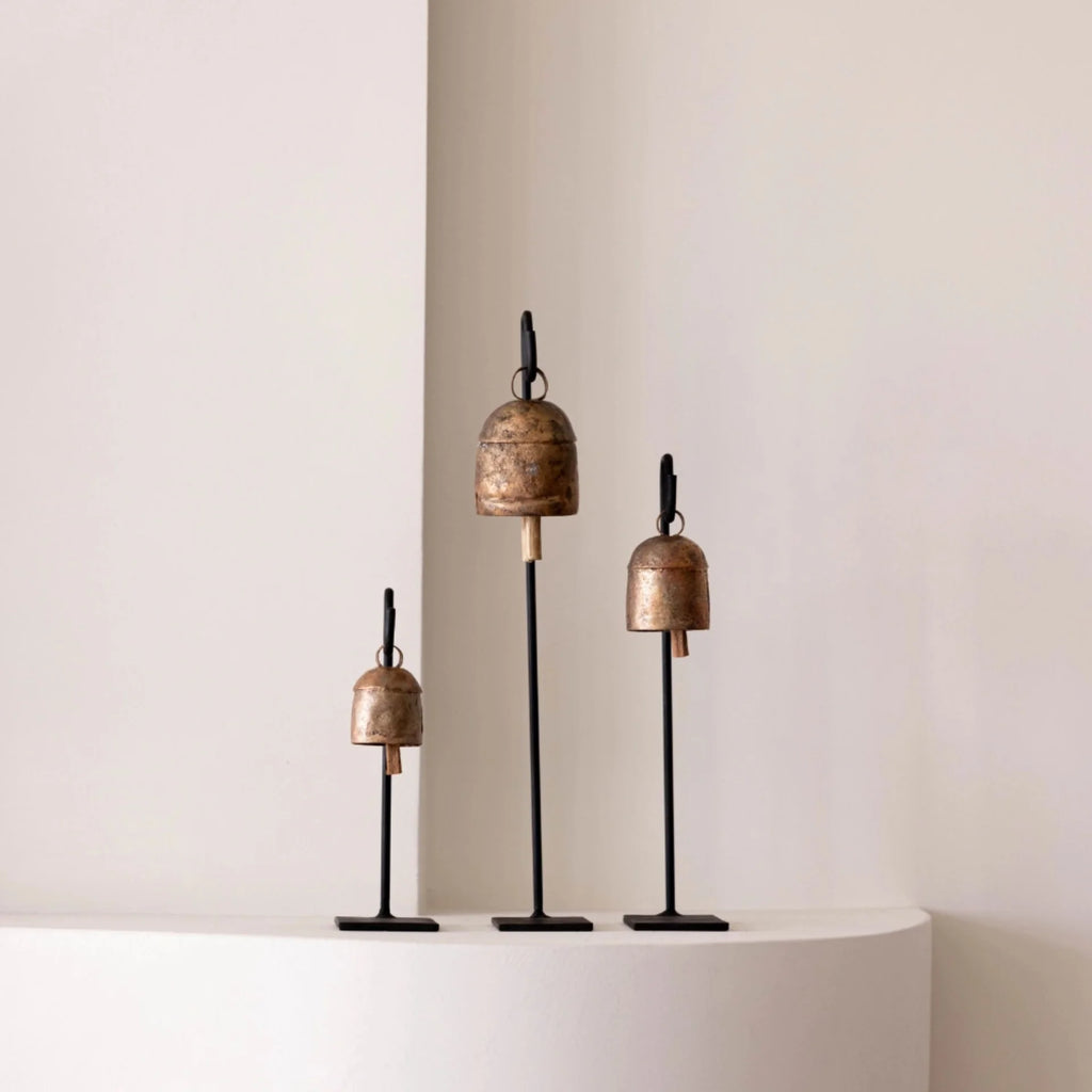 Vintage Iron Bell Stand