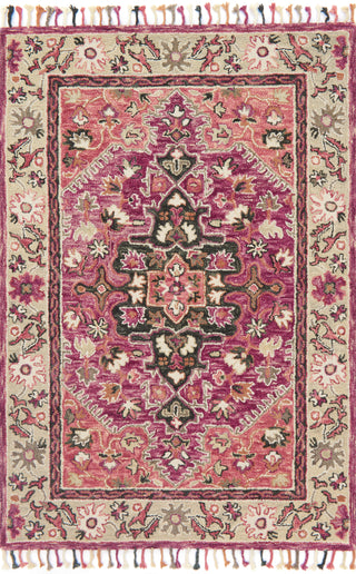 Zharah Raspberry / Taupe Rug