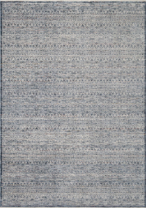 Amber Lewis x Loloi Zuma Denim / Ivory 11'-6" x 15'-7" Area Rug - ZUM-01 - 11'-6" x 15'-7"