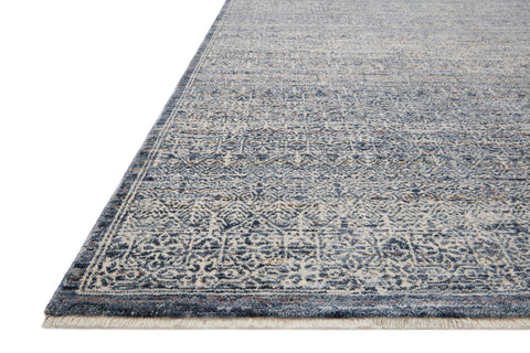 Amber Lewis x Loloi Zuma Denim / Ivory 11'-6" x 15'-7" Area Rug - ZUM-01 - 11'-6" x 15'-7"