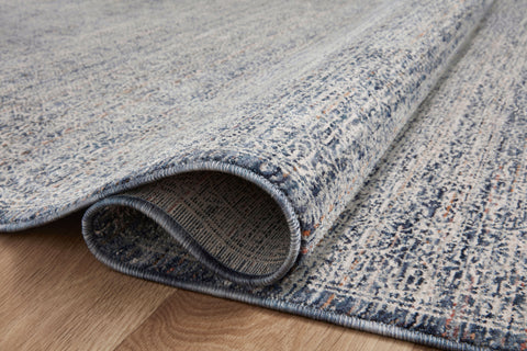 Amber Lewis x Loloi Zuma Denim / Ivory 11'-6" x 15'-7" Area Rug - ZUM-01 - 11'-6" x 15'-7"