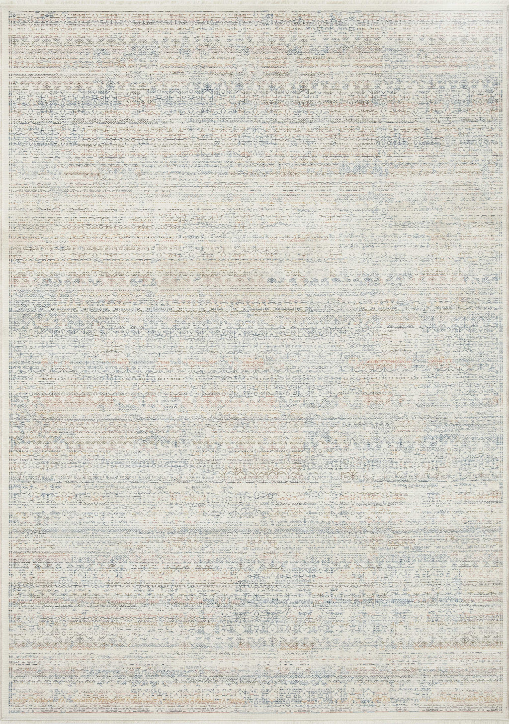 Amber Lewis x Loloi Zuma Ivory / Multi 11'-6" x 15'-7" Area Rug - ZUM-01 - 11'-6" x 15'-7"