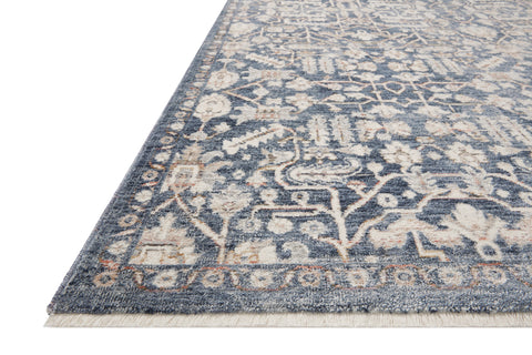 Amber Lewis x Loloi Zuma Blue / Ivory 11'-6" x 15'-7" Area Rug - ZUM-02 - 11'-6" x 15'-7"