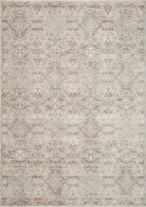 Amber Lewis x Loloi Zuma Silver / Multi 11'-6" x 15'-7" Area Rug - ZUM-05 - 11'-6" x 15'-7"