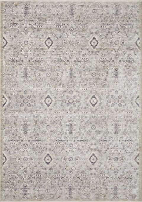 Amber Lewis x Loloi Zuma Silver / Sky 11'-6" x 15'-7" Area Rug - ZUM-07 - 11'-6" x 15'-7"